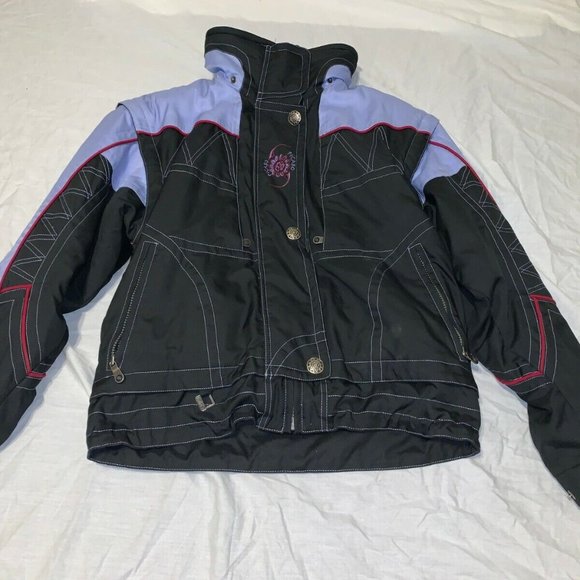 sz10 SPYDER BLACK/LILAC THINSULATE LITE LOFT ENTRANT GII WINTER COAT IG 2024